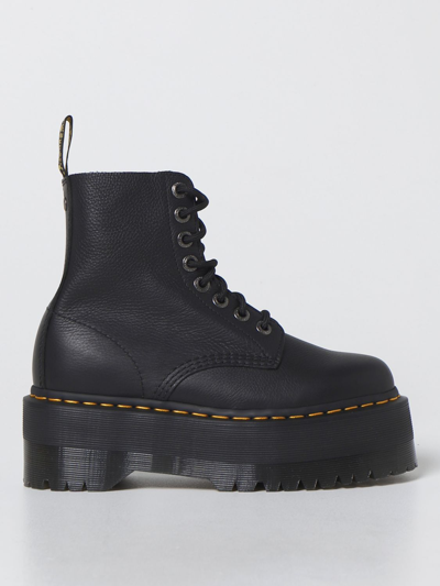 Dr. Martens' Pascal Max Dr. Martens Amphibian In Leather In Black