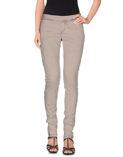 Manila Grace Denim Pants In Grey