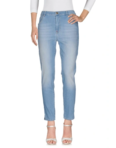 Twinset Denim Pants In Blue