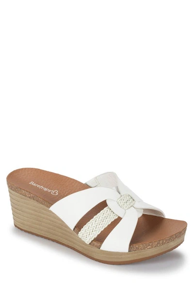 Baretraps Yadora Wedge Slide Sandals Women's Shoes In White
