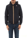 K-way Men's Blue Polyester Outerwear Jacket