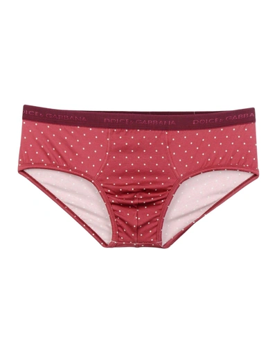 Dolce & Gabbana Brief In Maroon