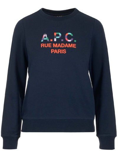 Apc . Womens Blue Other Materials Sweatshirt