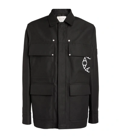 Alyx Black Cotton-blend Jacket In Schwarz