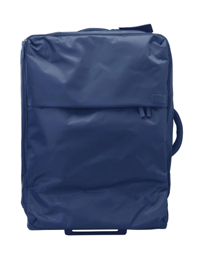 Lipault Wheeled Luggage In Dark Blue
