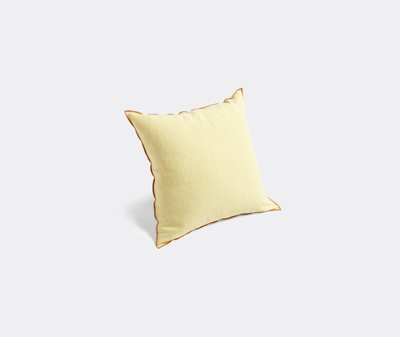 Hay Yellow Outline Cushion In Lemon Sorbet