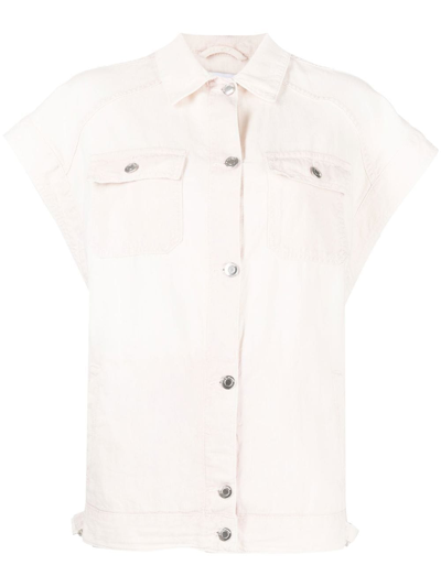 Iro Sena Short-sleeve Shirt In Neutrals