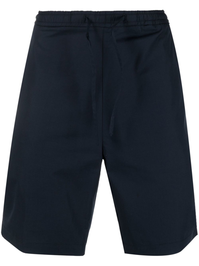 Hugo Drawstring-fastening Above-knee Shorts In Blue