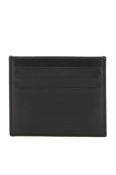 Mm6 Maison Margiela Leather Cardholder In Black