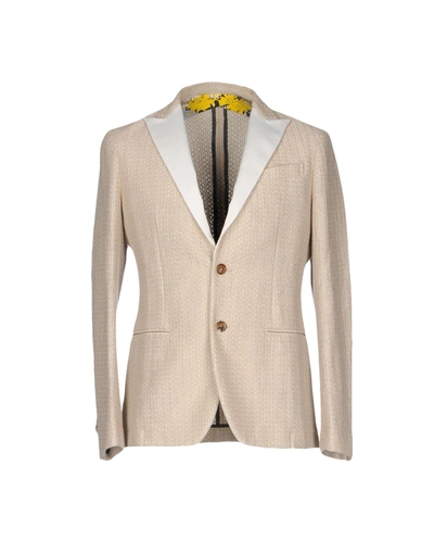 Aglini Blazer In Beige