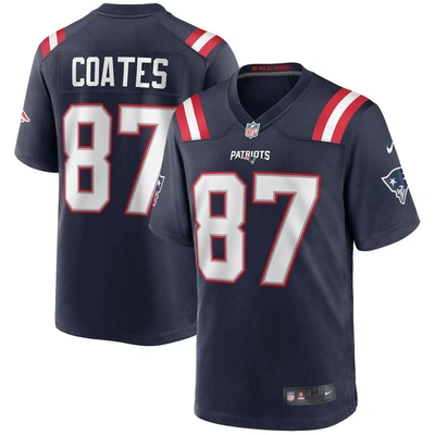 Nike Ben Coates Navy New England Patriots Game Retired Player Jersey