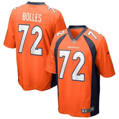 Nike Garett Bolles Orange Denver Broncos Game Jersey