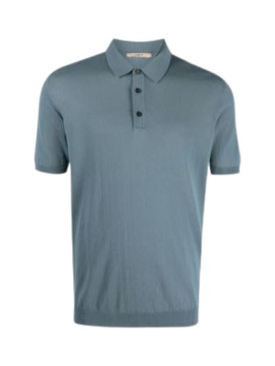 Nuur Roberto Collina S/s Polo Clothing In Blue