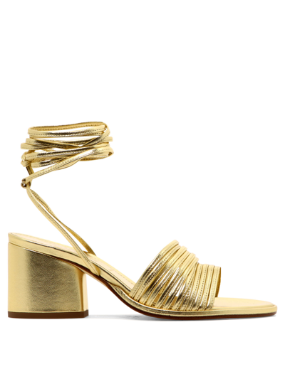 Aeyde Natania Sandals In Gold