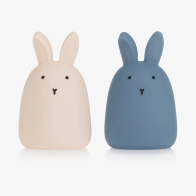 Liewood Babies' Rabbit Night Lights (2 Pack) In Blue