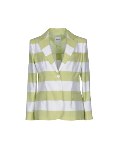 Moschino Cheap And Chic Blazer In Acid Green