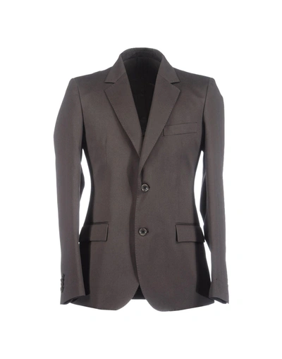 Royal Hem Blazer In Grey