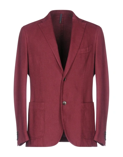 Montedoro Suit Jackets In Red
