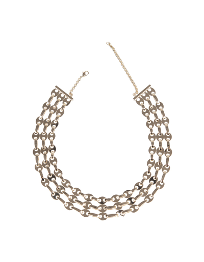 Rabanne Paco  Layered Necklace In Golden