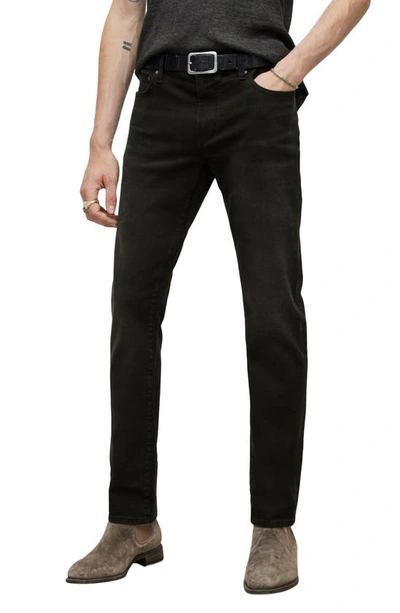 John Varvatos Bowery Slim Straight-fit Jeans In Black