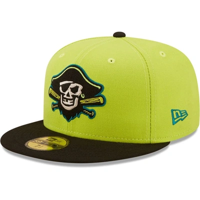 New Era Green Bradenton Barbanegras Copa De La Diversion 59fifty Fitted Hat In Green,black
