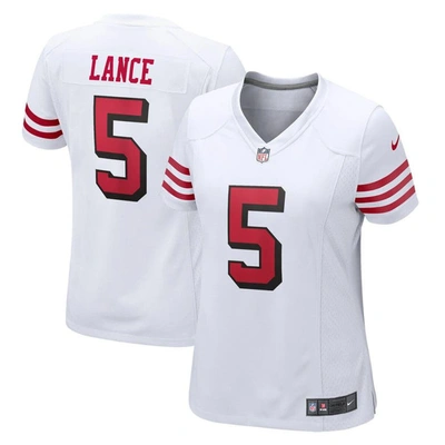 Nike Trey Lance White San Francisco 49ers Alternate Game Jersey