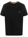 Hugo Boss Logo-patch T-shirt In Black