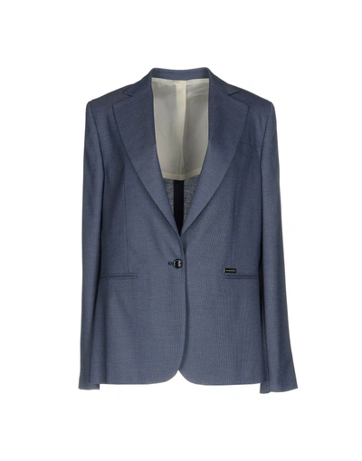 Alessandro Dell'acqua Blazer In Slate Blue