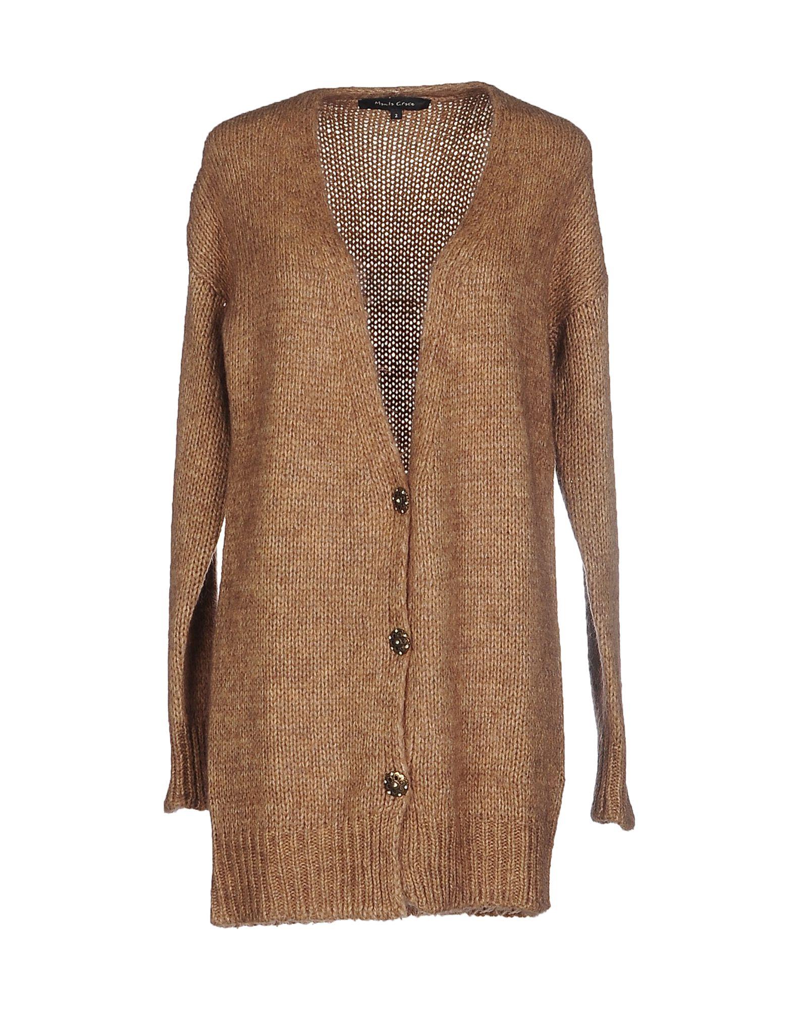 Manila Grace Cardigan In Khaki | ModeSens