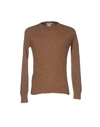 Authentic Original Vintage Style Sweater In Camel