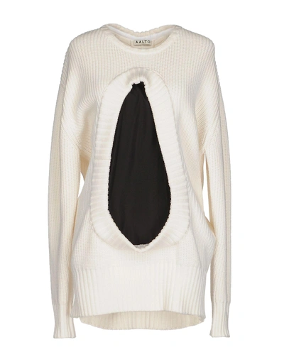 Aalto Sweaters In White