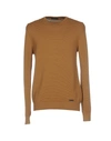 Alessandro Dell'acqua Sweaters In Brown