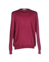 Gran Sasso Sweaters In Garnet