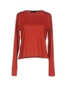 Aragona Sweater In Brick Red