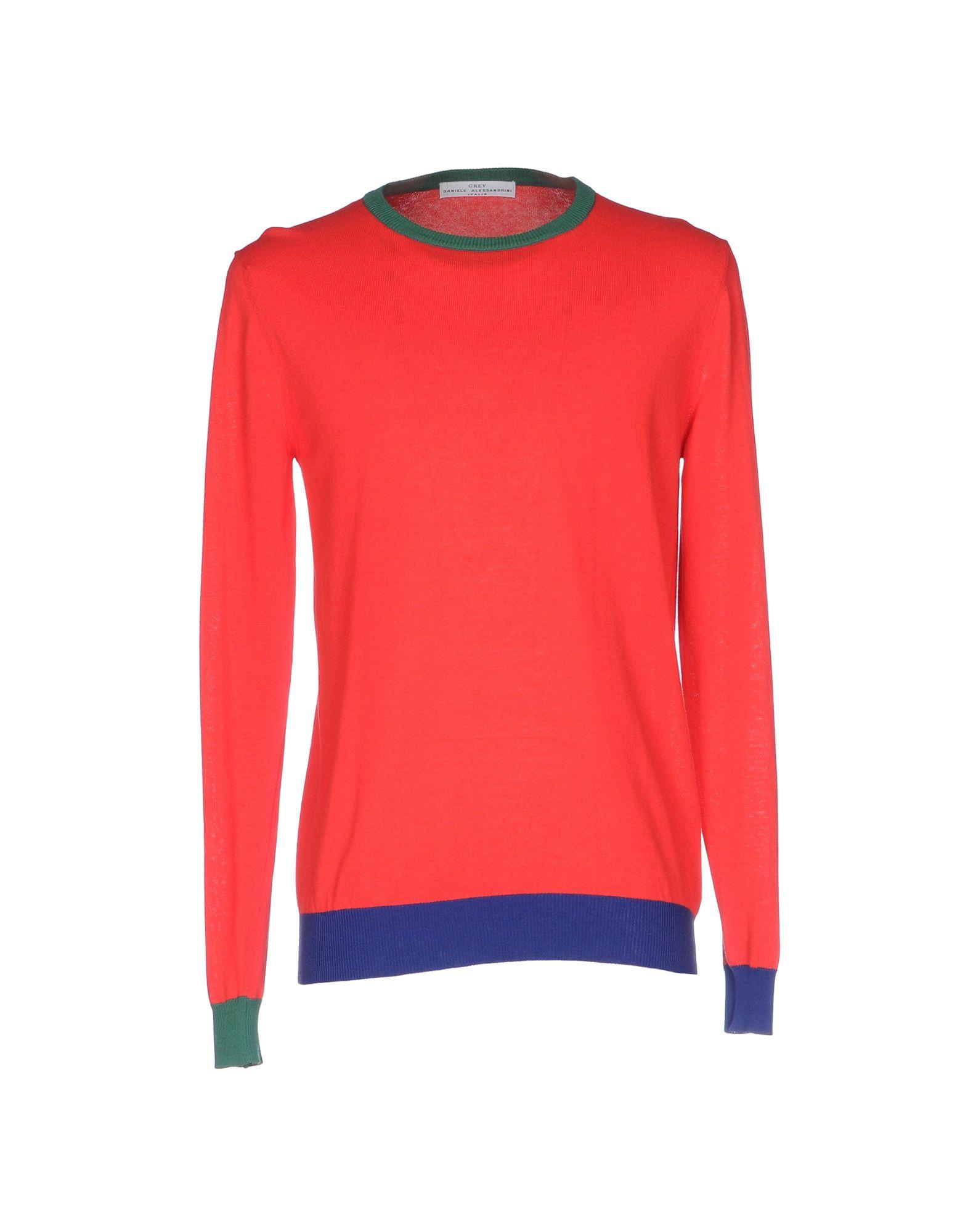 Grey Daniele Alessandrini Sweater In Red | ModeSens