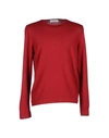 Mauro Grifoni Red Wool Sweater In Maroon