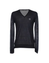 Frankie Morello Sweaters In Dark Blue