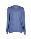 Gran Sasso Sweaters In Pastel Blue