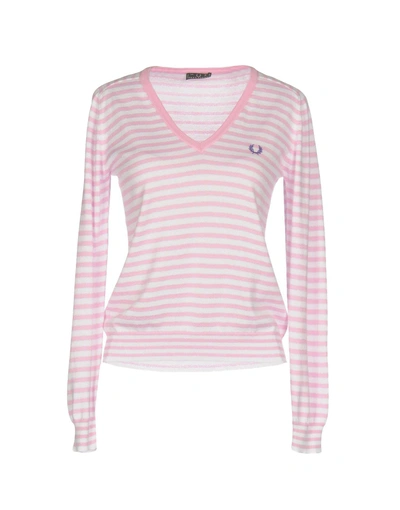 Fred Perry Sweater In Pink