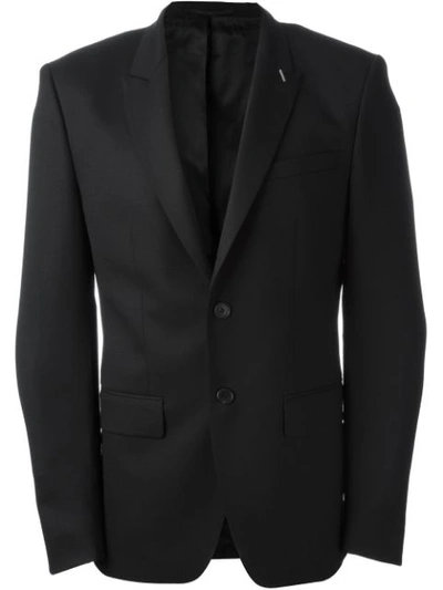 Givenchy Sweatshirt Detail Blazer In Black