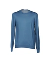 Gran Sasso Sweaters In Slate Blue