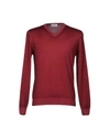 Gran Sasso Sweater In Maroon