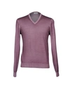 Gran Sasso Sweaters In Mauve