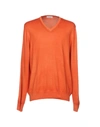 Gran Sasso Sweaters In Orange
