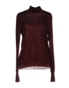 Roberto Collina Turtlenecks In Maroon
