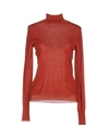 Roberto Collina Turtlenecks In Brick Red