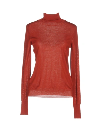 Roberto Collina Turtlenecks In Brick Red