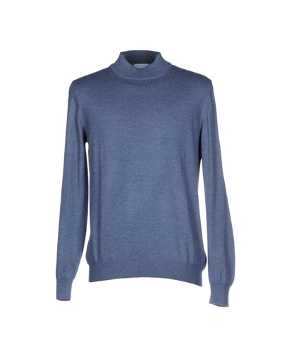 Gran Sasso Turtleneck In Slate Blue