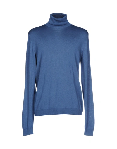 Roberto Collina Turtlenecks In Pastel Blue