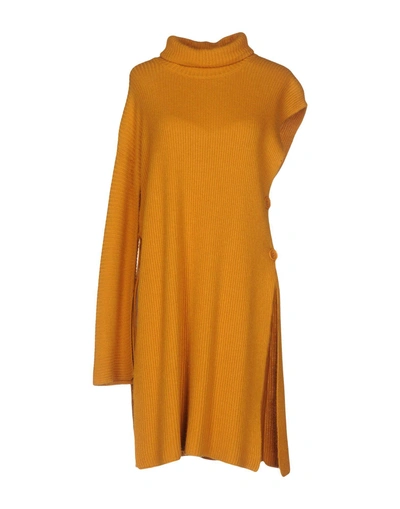 Atos Lombardini Turtleneck In Ocher